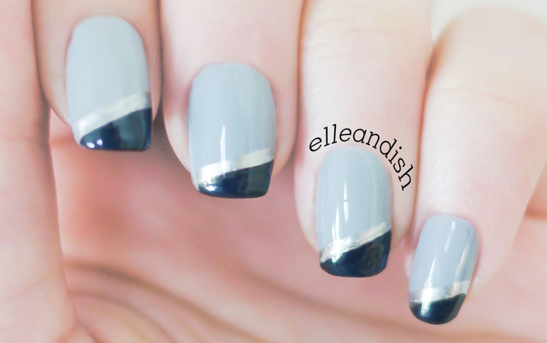 Look Fab At Your Next Special Event With These Fabulous Slanted French Tips...