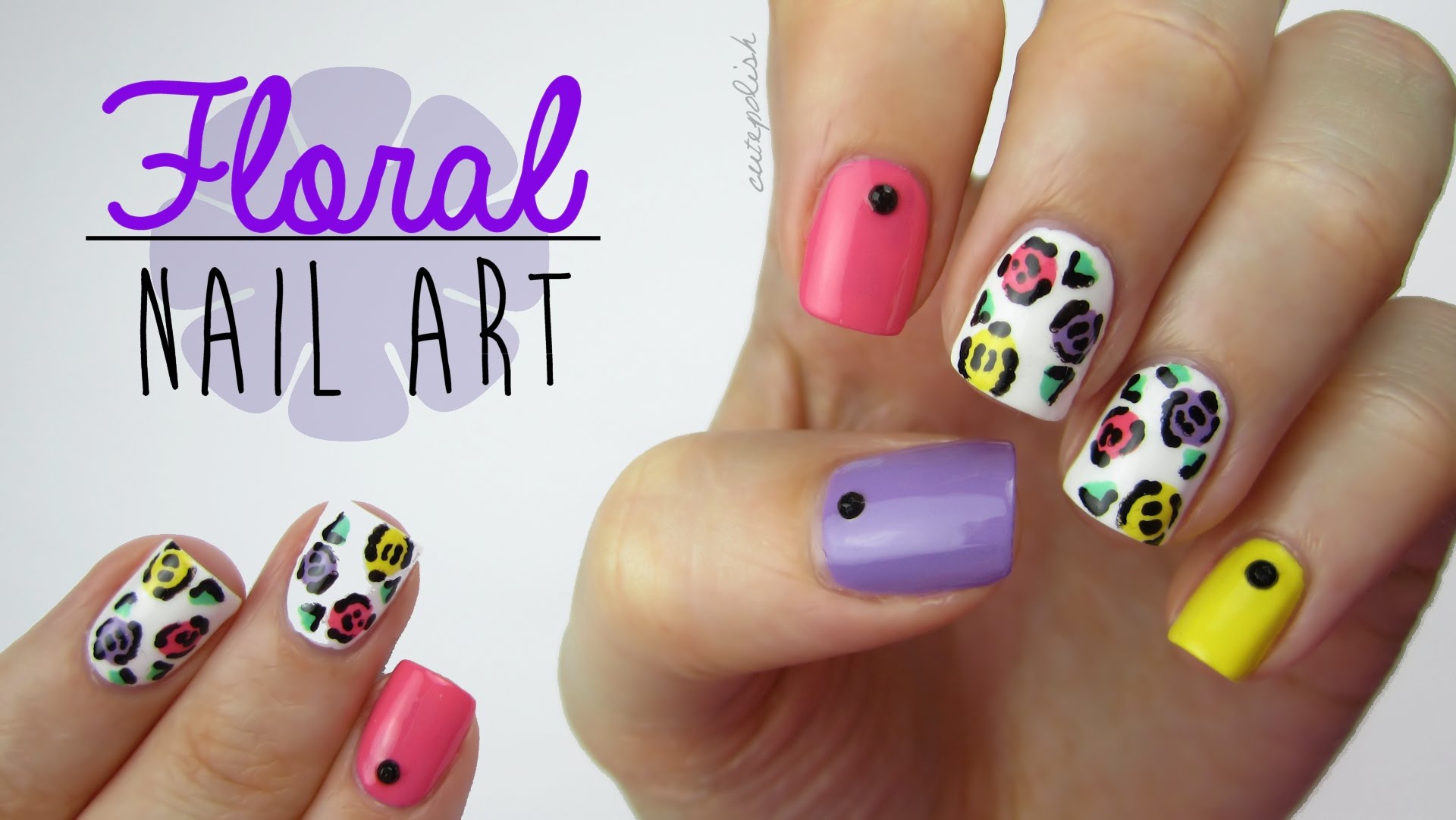 This Awesome Pop Art Floral Design Is Easy To Do And Only Requires A Toothpick! This Awesome Pop Art Floral Design Is Easy To Do And Only Requires A Toothpick!