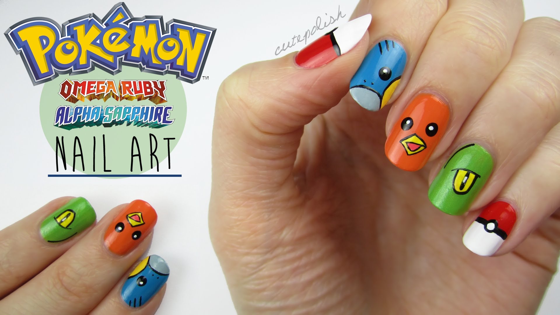 Learn How To Recreate These Awesome Pokemon Omega Ruby & Alpha Sapphire Nails! Learn How To Recreate These Awesome Pokemon Omega Ruby & Alpha Sapphire Nails!