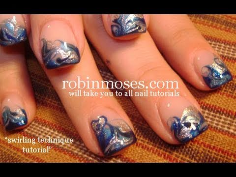 Learn This Easy No Water Marble Nail Art Design! - Learn This Easy No Water Marble Nail Art Design!